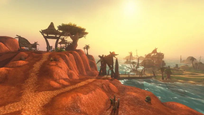 A contested control point on the Darkspear Islands